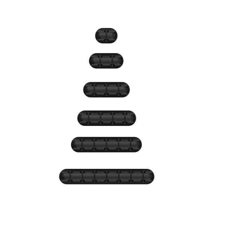 Creative silicone storage hub charging cable organize data cable holder mobile phone desktop cable organizer