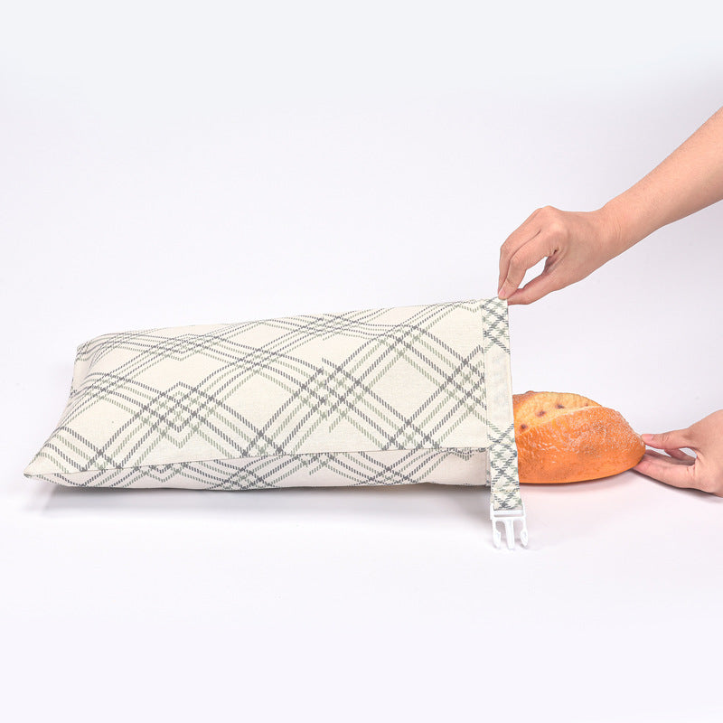 Bolsas reutilizables de cera de abeja para pan – Bolsas de algodón con forro de cera de abeja natural para almacenamiento en congelador y nevera