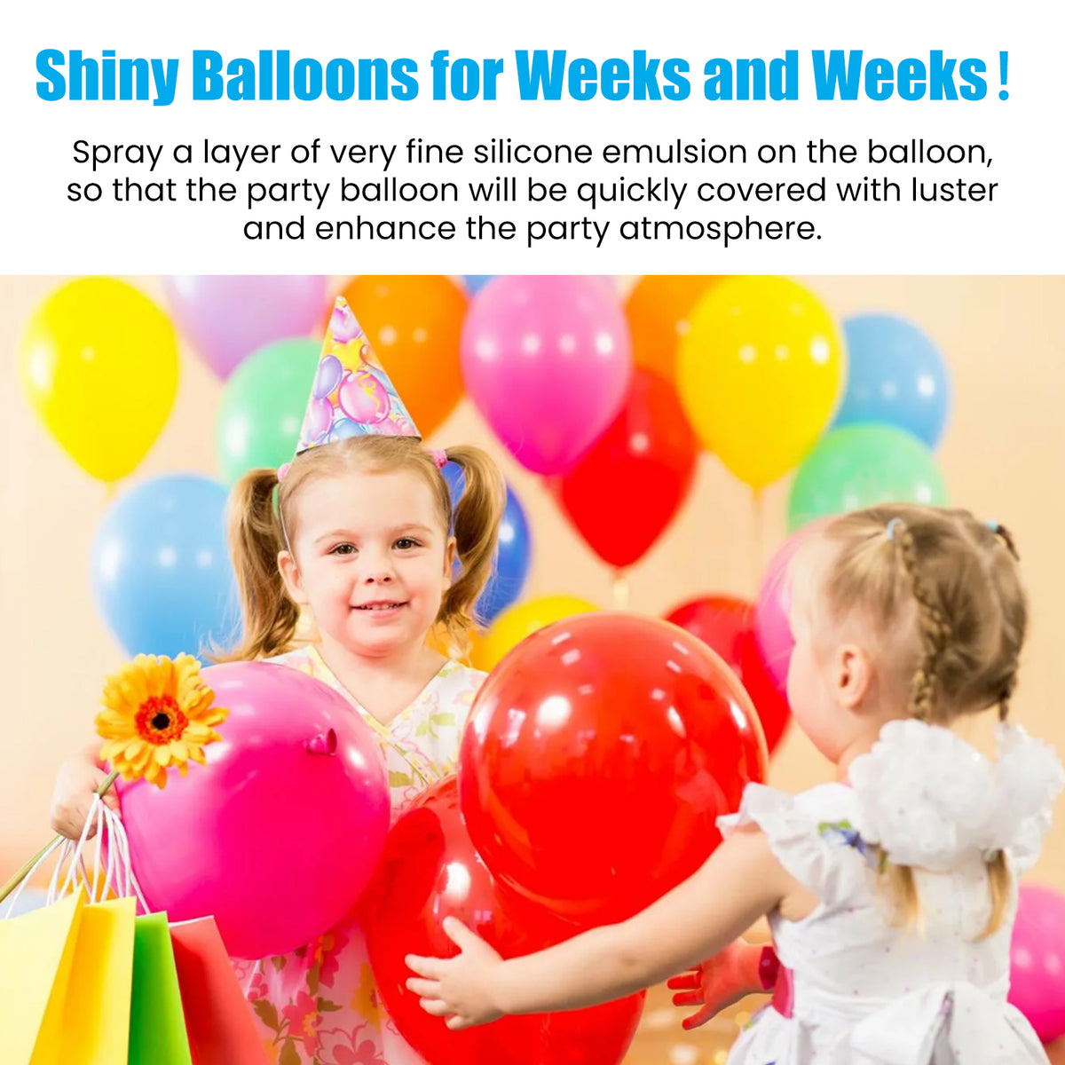 Aerosol Balloon Spray, Balloon Surface Gloss Restorer, Long-Lasting Anti-Oxidation and Anti-Fade Spray