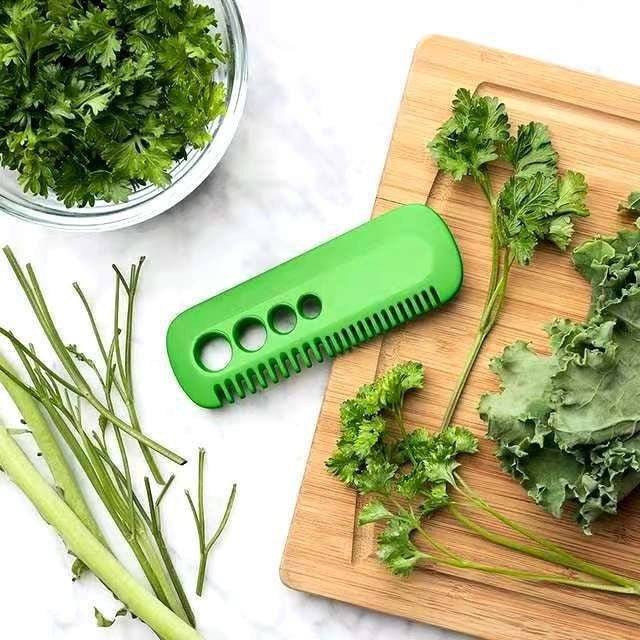 Pelador y herramienta para quitar hojas de frutas y verduras, minipelador de verduras y deshojador de hierbas