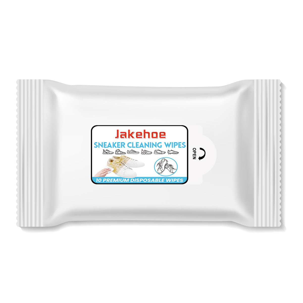 Shoe Wipes, Leather Shoes, Sneakers, Wallet, Leather Sofa, Multi-Purpose No-Wash Decontamination Cleaning Wipes