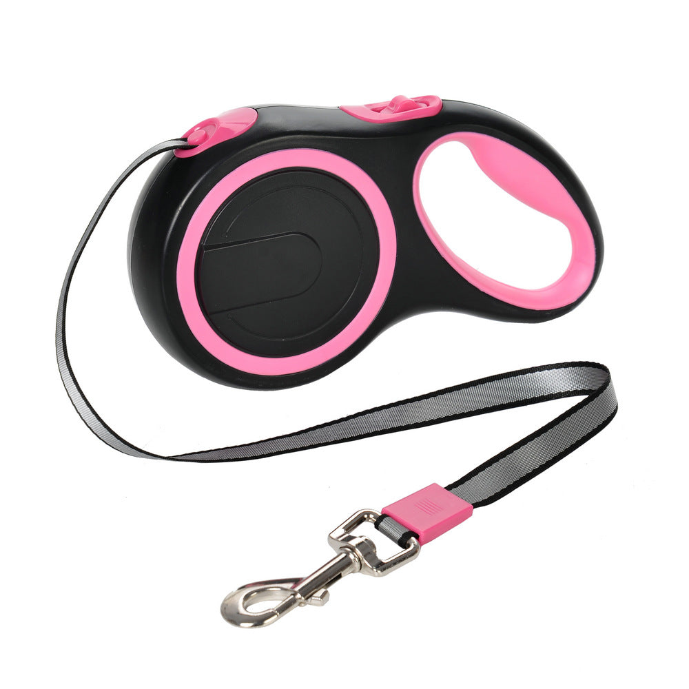 Correa retráctil automática para mascotas, cuerda de alta resistencia para pasear perros, cadena para perros apta para razas medianas y grandes