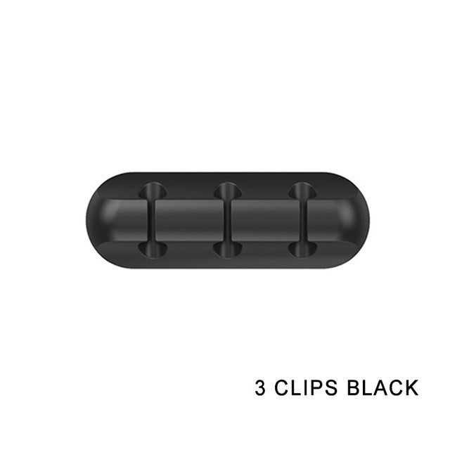 Creative silicone storage hub charging cable organize data cable holder mobile phone desktop cable organizer