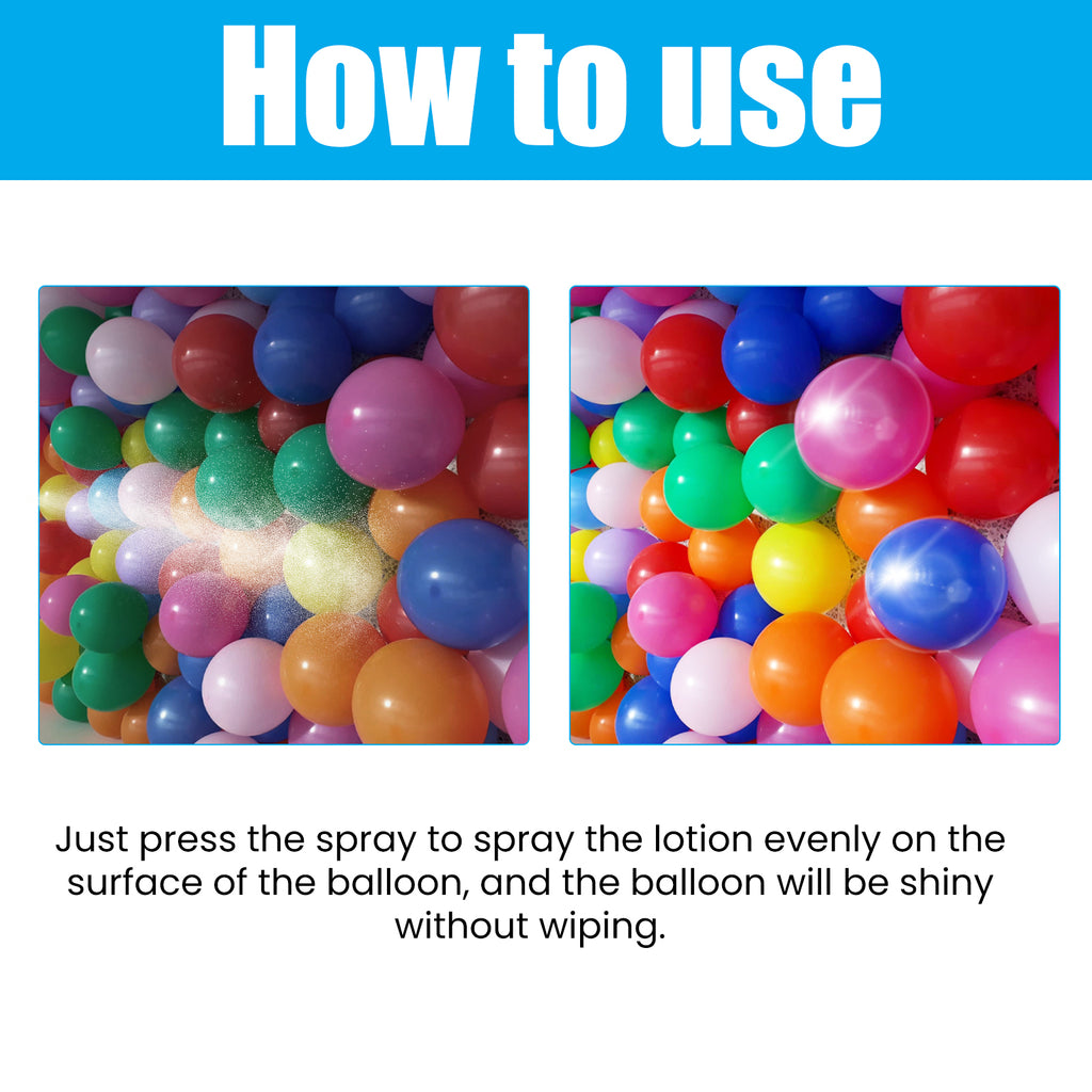 Aerosol Balloon Spray, Balloon Surface Gloss Restorer, Long-Lasting Anti-Oxidation and Anti-Fade Spray