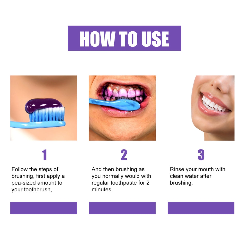 Teeth Whitening Toothpaste, Removes Teeth Stains and Odors, Oral Care for Brighter and Whiter Teeth