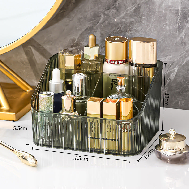 Multi-grid desktop storage box, cosmetic organizer, storage box