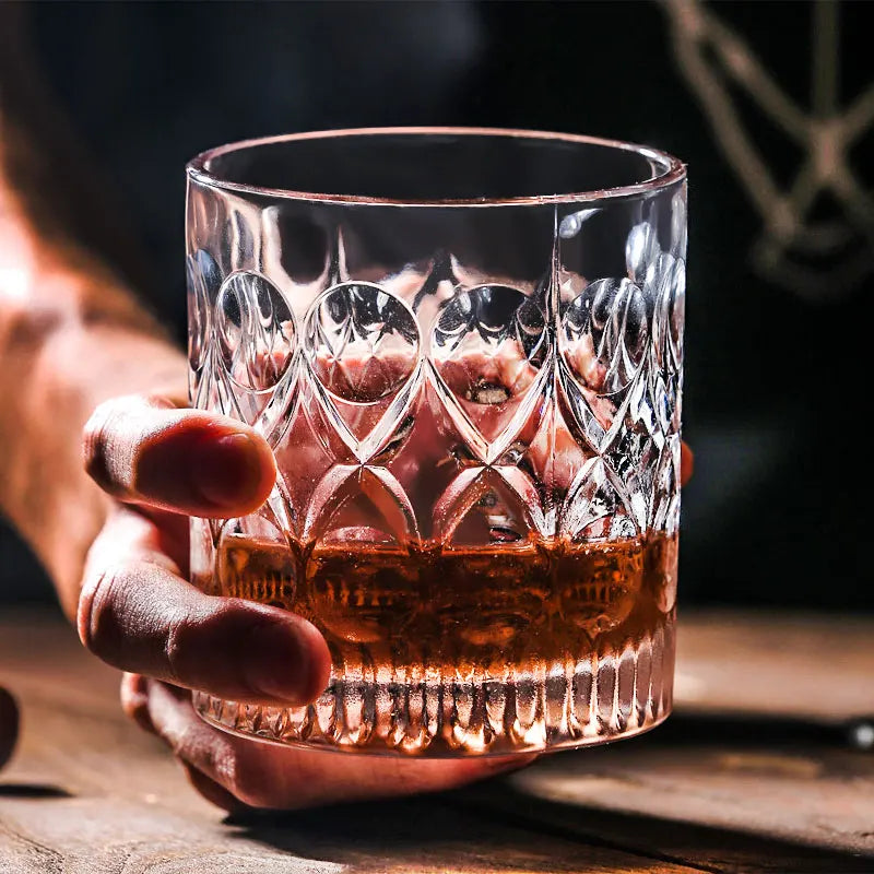 Modische Whiskygläser, Scotch Whisky, Bourbon, Cocktails, RUM, langlebige Whiskygläser