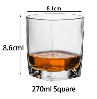 Modische Whiskygläser, Scotch Whisky, Bourbon, Cocktails, RUM, langlebige Whiskygläser
