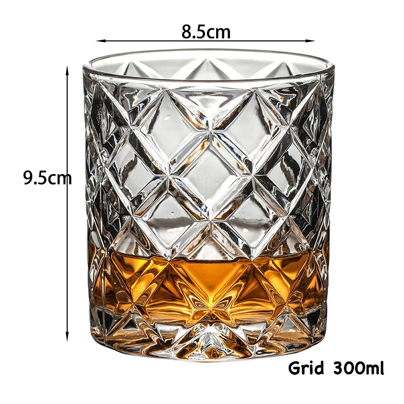 Modische Whiskygläser, Scotch Whisky, Bourbon, Cocktails, RUM, langlebige Whiskygläser