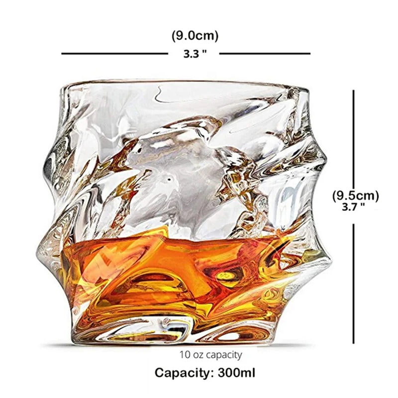 Modische Whiskygläser, Scotch Whisky, Bourbon, Cocktails, RUM, langlebige Whiskygläser