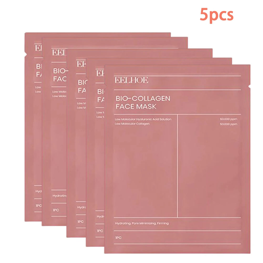 Bio-Kollagen-Gesichtsmaske, feuchtigkeitsspendende Hydrogel-Gesichtsmaske über Nacht, VC Whitening Anti-Aging-Hautpflege, 1/2/5/10/20 Stück