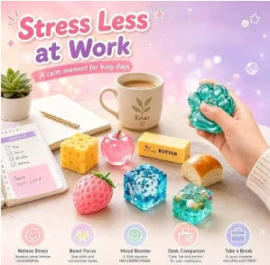 8 Stück/Box Zufällige Farbe Maltose-Gefülltes Squishy-Spielzeug Langsam aufsteigend Stressabbau Sensorisches Fidget-Dekompressions-Blindbox-Geschenk Ornamente