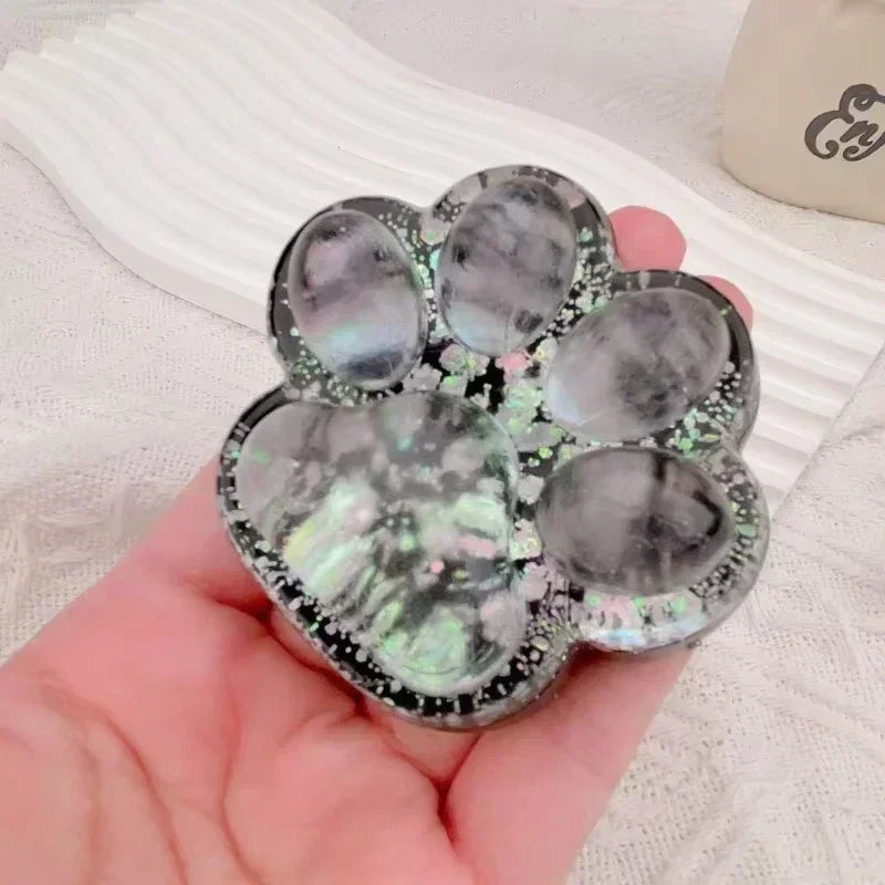 Halloween Dark Starry Sky Series Cat Claw Squishy Fidget Toy Cute Cat Paw Silikon Slow Rebound Pinch Dekompressionsspielzeug